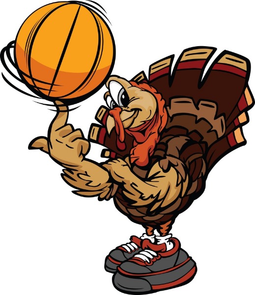 Turkey w/basketball
